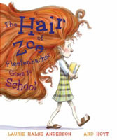 The Hair of Zoe Fleefenbacher Goes to School book cover