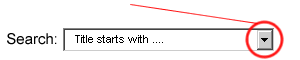 Catalog Dropdown screenshot
