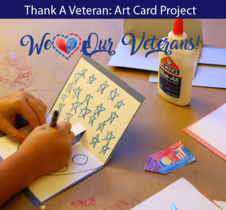 Thank a Veteran: Art Card Project. We Love Our Veterans