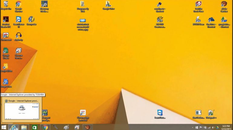 image of a computer desktop with various icons